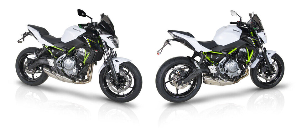 Barracuda PORTATARGA Alluminio Regolabile per Kawasaki Z650 dal 2017 al 2023