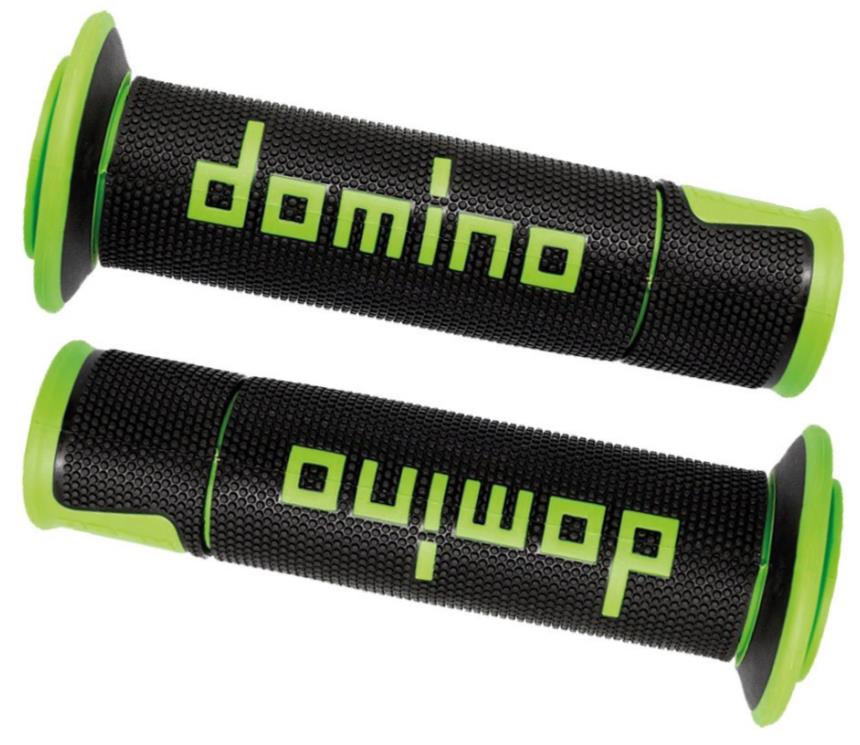 Domino Coppia Manopole Domino A450 nero / verde universale 120mm