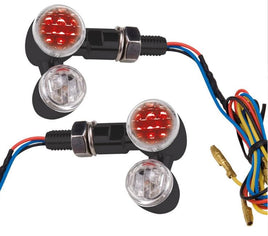 T4Tune Coppia Frecce posteriori nere con led universali
