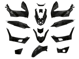 T4Tune Kit carene nere mat (14 pz.) per Honda PCX A 125IE EU5 2021 2022 2023