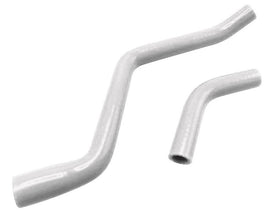 T4Tune 2 tubi acqua radiatore silicone bianchi per Aprilia RX 50 (D50B) 2006-16