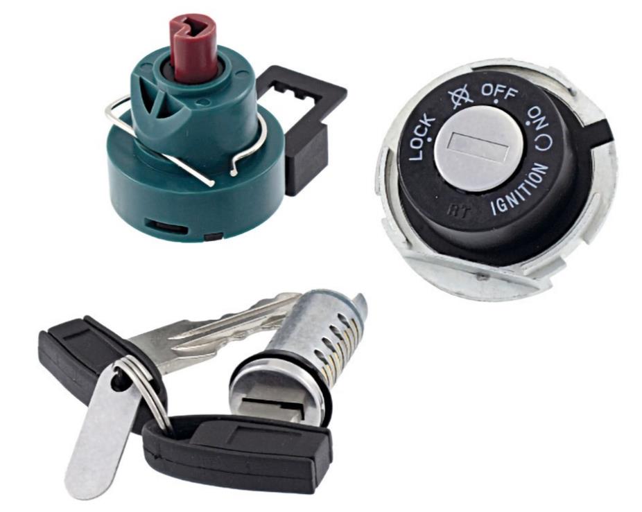 T4 Tune Serratura (3 pz.) per Vespa S 125 4T IE EU3 College 2009 2010 2011