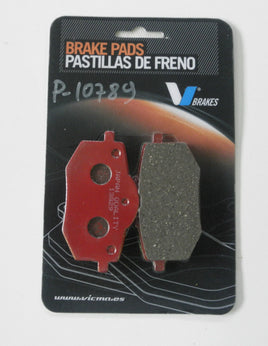 COPPIA PASTIGLIE FRENO ANTERIORE per Yamaha XV Virago 400 1988 1989 1990