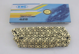 3867 KMC CATENA ORO GOLD 428 X 130 per Kawasaki KLX D- TRACKER 125 2010 2011