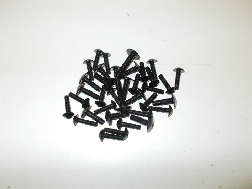 KIT VITI CARENA IN ERGAL COLORE NERO per Yamaha R6 2006