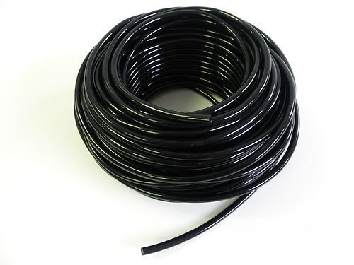 TUBO BENZINA (5 METRI) IN SILICONE NERO MORBIDO DIAMETRO Ø 4 x 8 mm (COD. 606)