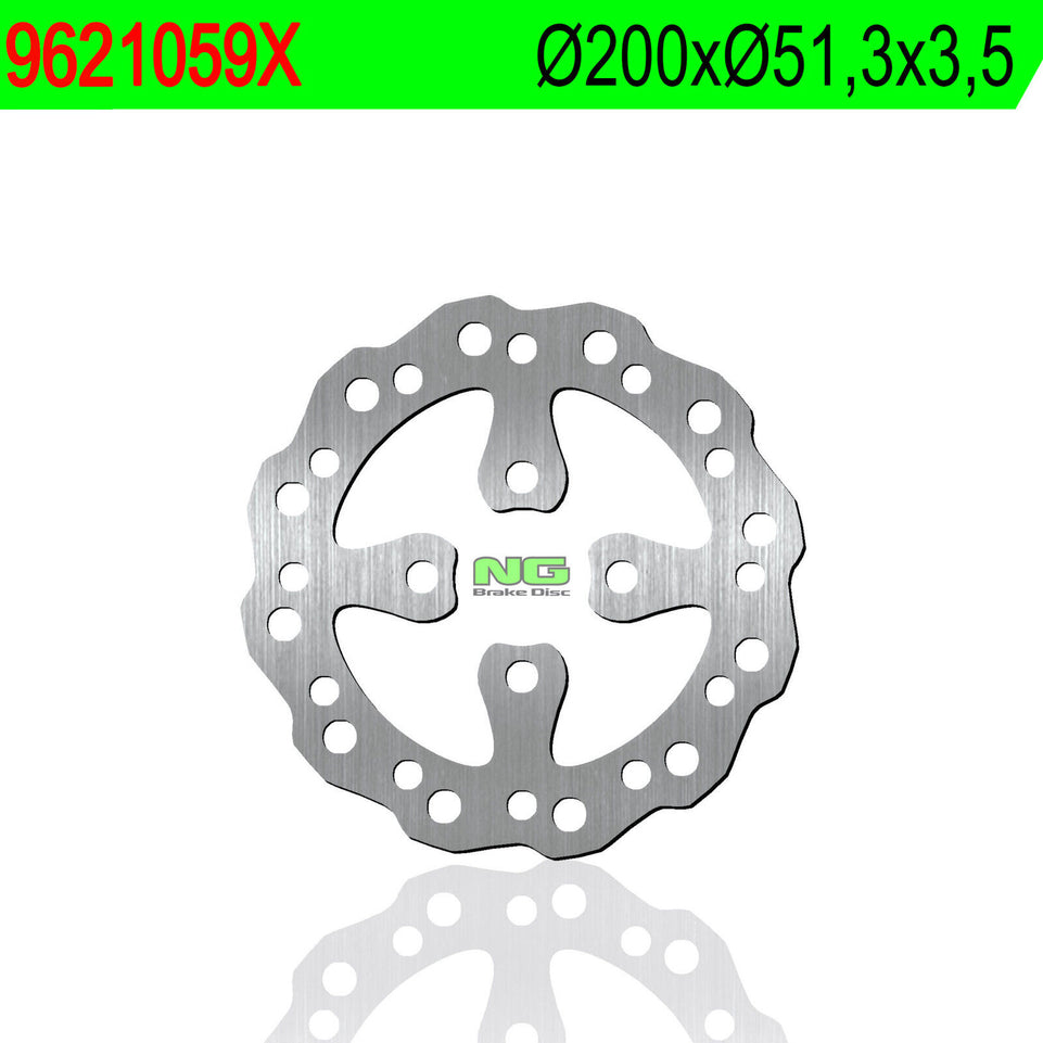 9621059X DISCO FRENO NG Posteriore per Yamaha YFM RAPTOR SPECIAL EDIT 700 09-14