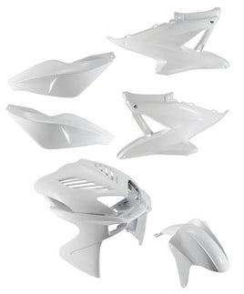 361735 Kit carene bianche 'Naked'7 pz. T4Tune per Yamaha Aerox H2O 50 EU2 09/12'