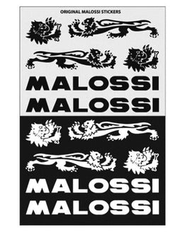 3314154 Mini adesivi Malossi nero/argento Malossi Universali