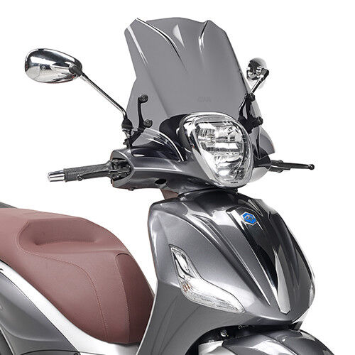 GIVI Cupolino Fumé+Attacchi per Piaggio Beverly 350 Sport Touring 2015 2016 2017