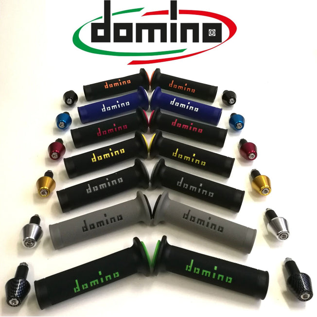 Kit Coppia Manopole Domino Racing+Contrappesi UNIVERSALI BMW R 100 GS