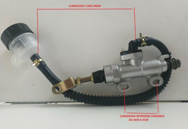 341030 Pompa freno posteriore universale con serbatoio SCORPA