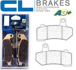 A3+ Carbone Lorraine Pastiglie Freno Sint Ant HARLEY FLHR Road King 1584 08-10