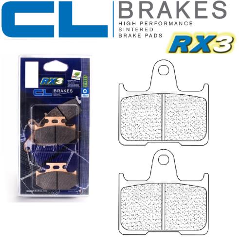 RX3 Carbone Lorraine Pastiglie Freno Sint Post per Suzuki GSX-R 1000 01 02