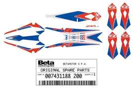 310158 per Beta Adesivi Parafango posteriore per Beta Per Evo 2T Factory 2019
