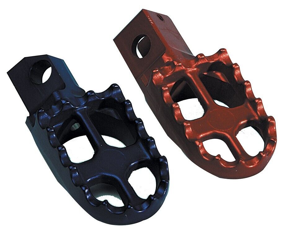 2 pedane alluminio Poggiapiedi C4 per Rieju Spike RRX 50 Enduro AM6 2007-2014