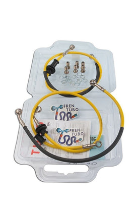 Kit Tubi freno 2pz blu giallo o trasparente C4 per Gilera DNA 50 2005-2007