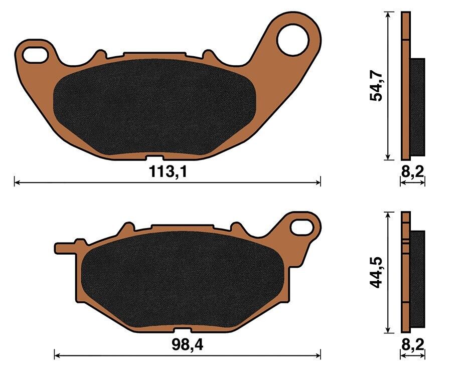 Top4 Pastiglie freno Sint Ant per Yamaha X-Max 125 RA IE EU5 2021-2021