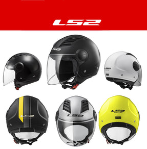 LS2 Casco JET Airflow Scooter Moto Omologato Visiera Lunga OF562 950GR Leggero