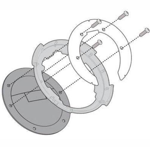 GIVI Flangia per borse da serbatoio TANKLOCK per Suzuki GSX R 600/750 2006-2010