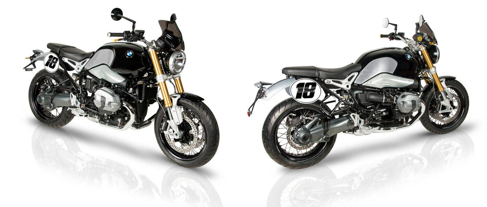 Barracuda PORTATARGA Classic Regolabile Per BMW R NineT Racer dal 2014 al 2016