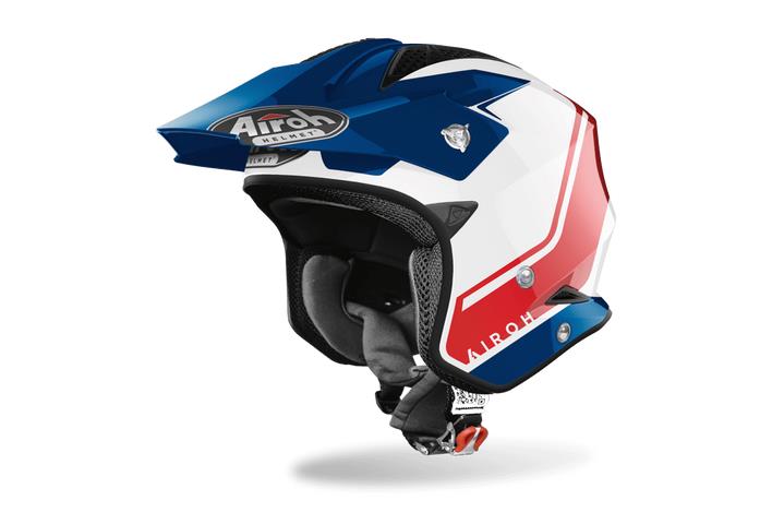 Airoh TRR S Casco On Off Road Trial Fibra HPC Ultraleggero Moto Scooter Omologat