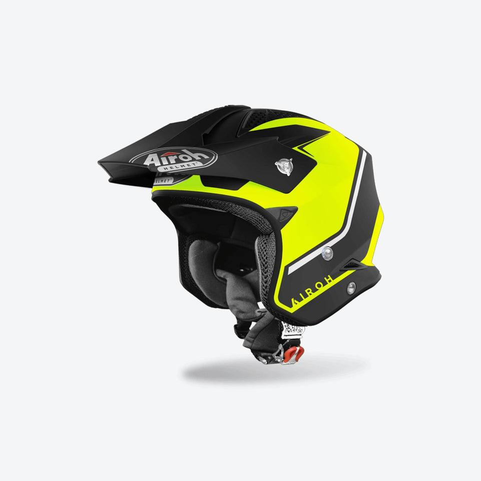 Airoh TRR S Casco On Off Road Trial Fibra HPC Ultraleggero Moto Scooter Omologat