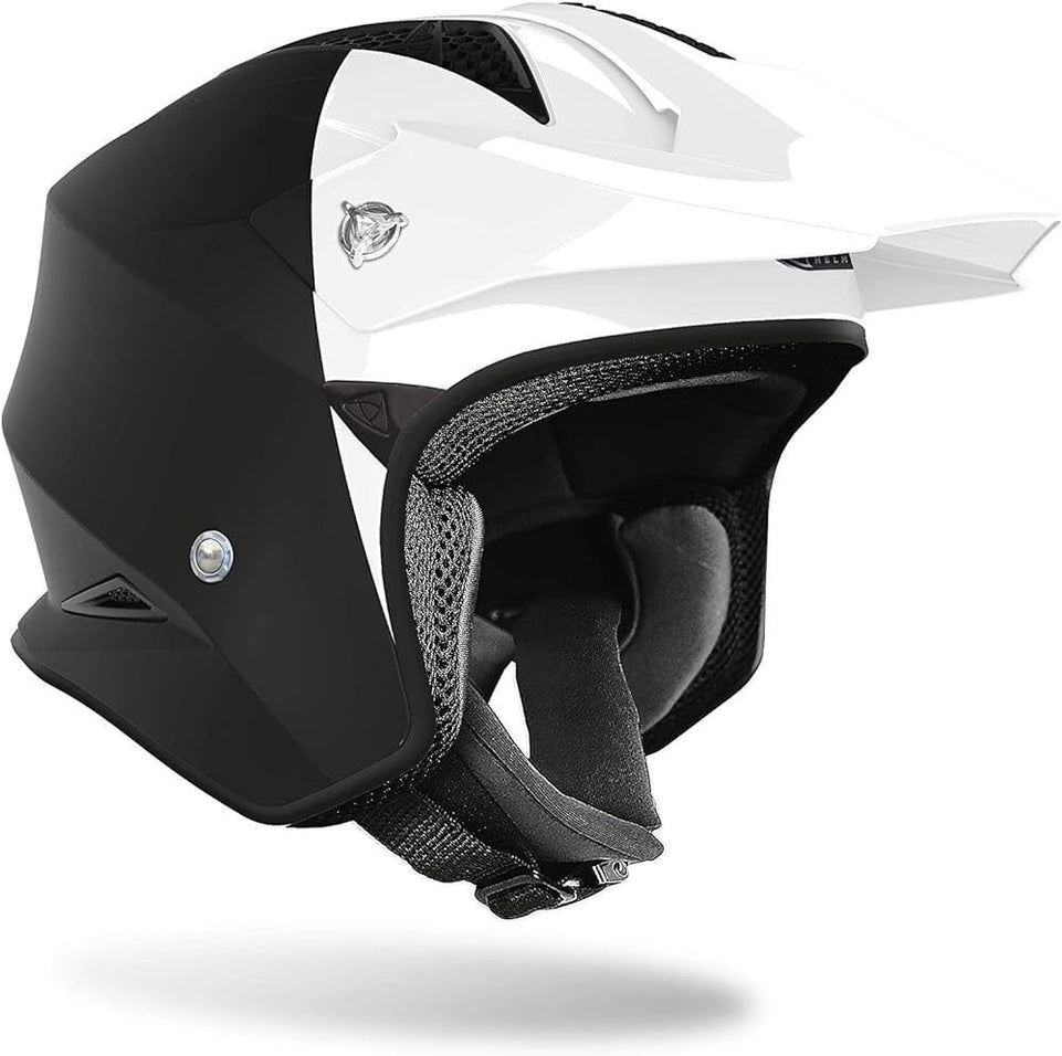 Airoh TRR S Casco On Off Road Trial Fibra HPC Ultraleggero Moto Scooter Omologat