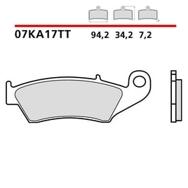 Pastiglie Brembo per Beta RR 250 (05-09) anteriori ceramic