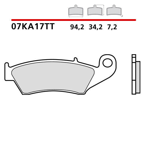 Pastiglie Brembo per Beta RR 250 (05-09) anteriori ceramic