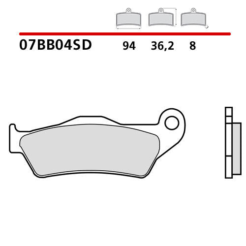 Pastiglie Brembo Gasgas 250 MC-F (21-24) anteriori standard
