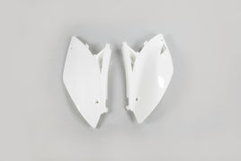 Fianchetti portanumero per Kawasaki KX 250 F (09-12) bianchi
