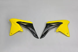 Convogliatori radiatore per Suzuki RMZ 250 (10-18) gialli e neri*