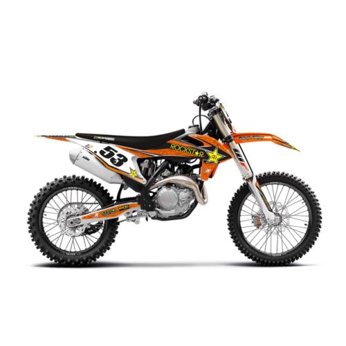 Kit grafiche per KTM 300 EXC (20-22) Rockstar Energy + Coprisella