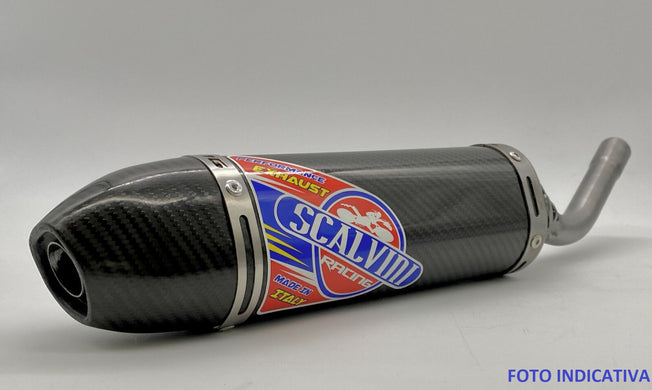Scalvini TM SMR 125 (08-16) - Silenziatore Marmitta Scarico Full Carbon