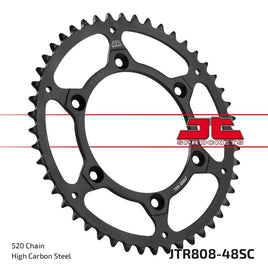 Corona JT acciaio Suzuki RM 125 (89-12) 48 denti scaricata