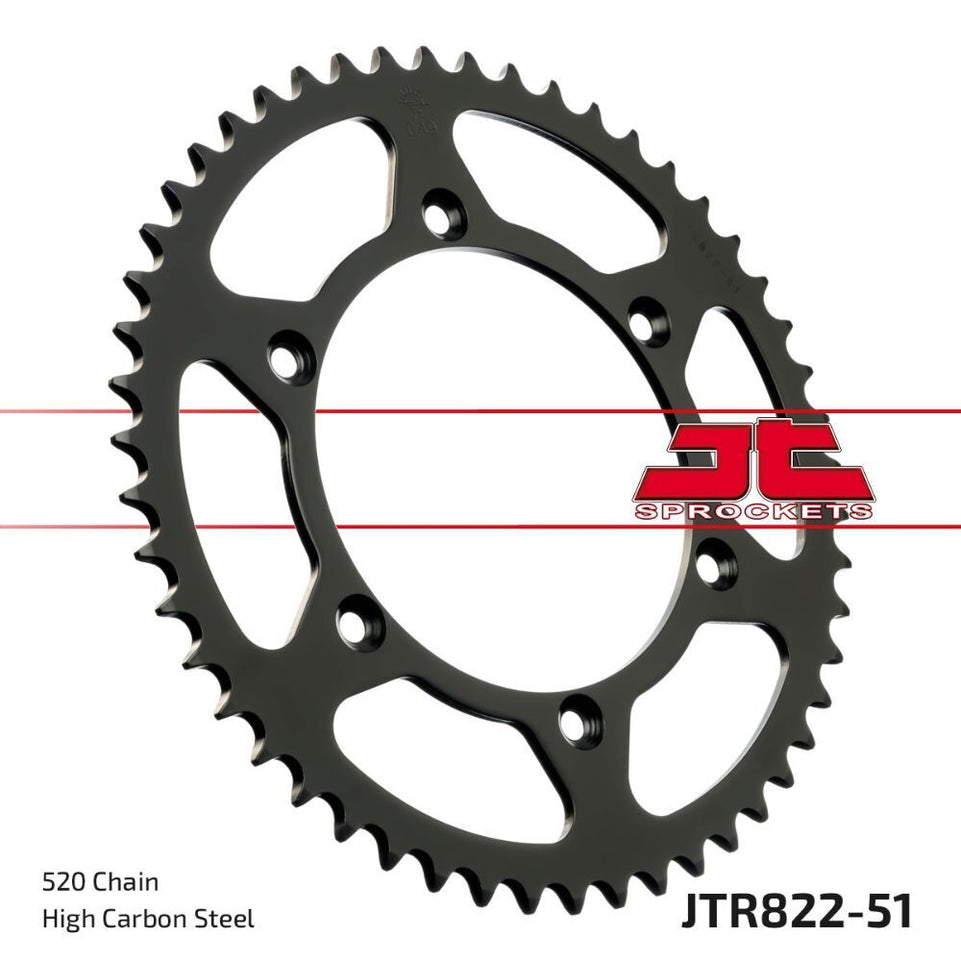 Corona JT acciaio Husqvarna 250 TE (02-13) 51 denti