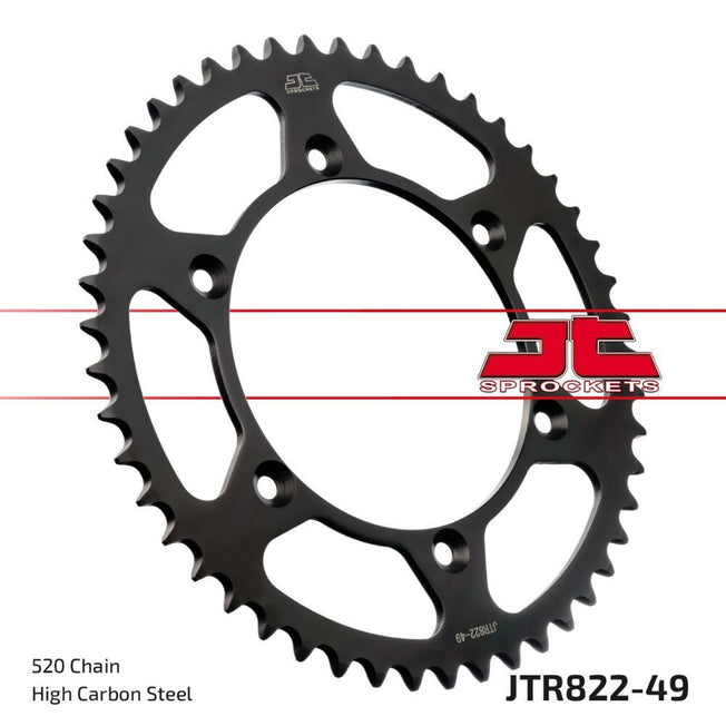 Corona JT acciaio Sherco 125 SE-R (18-23) 49 denti