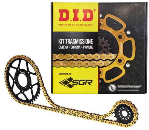 KIT TRASMISSIONE S-AC 17-40-118 DID520VX3 ORO R per KTM 690 SM Su