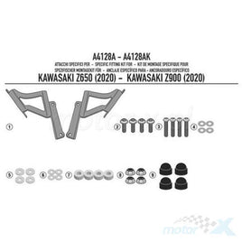 KAPPA Kit Attacchi Per Parabrezza Per Kawasaki Z 650 2020-2023