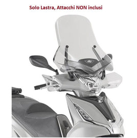 KAPPA Parabrezza Trasparente Solo Lastra Per Kymco Agility 300 R16 2019-2023