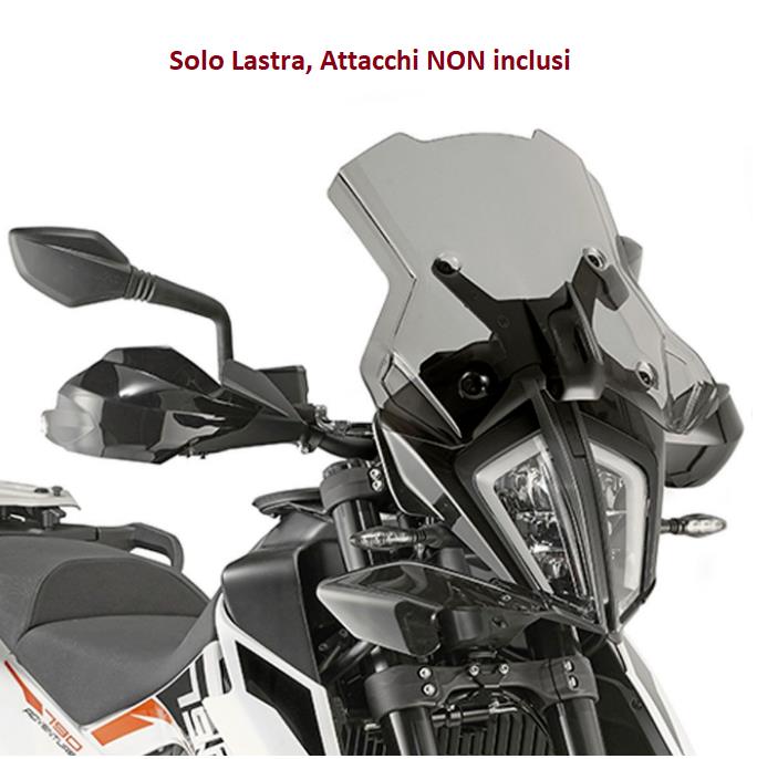 KAPPA Cupolino Fumé Solo Lastra 35 X 46 Cm Per KTM 890 Adventure 2021-2022