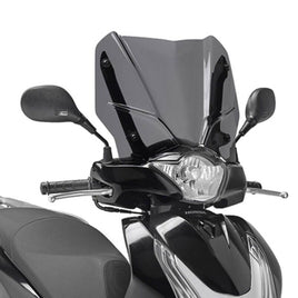 KAPPA Lastra Cupolino Fumé Spoiler 36,5 X 45 Cm Per Honda SH 150i ABS 2012-2016