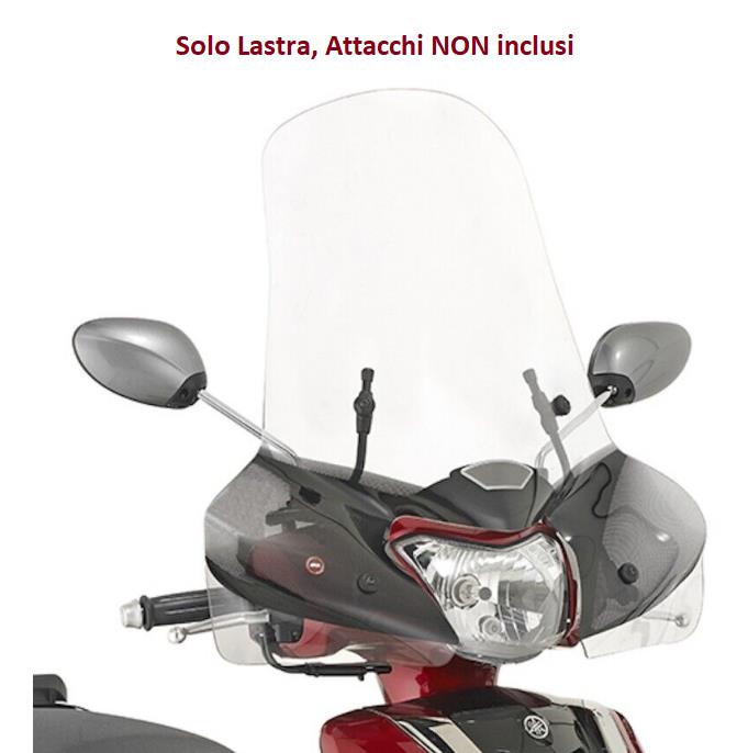 KAPPA Parabrezza Trasparente Solo Lastra 52X66,5 Per Honda Vision 50 2011-2020