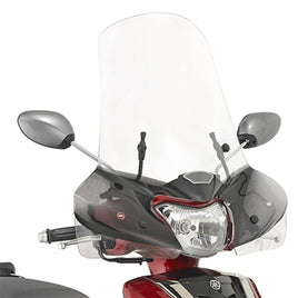 KAPPA Parabrezza Trasparente + Attacchi 52X66,5 Per Honda Vision 110 2011-2020