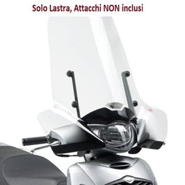 KAPPA Parabrezza Trasparente Solo Lastra 62X67,5Cm Per Honda SH 125i 2009-2012