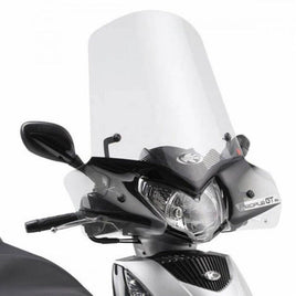 KAPPA Parabrezza Trasparente + Attacchi 53X72 Per Kymco People GTi 300 2010-2020