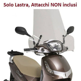 KAPPA Parabrezza Trasparente Solo Lastra 50,8X66Cm Per Kymco Like Sport 125 2023