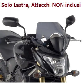 KAPPA Cupolino Fumé + Kit Fissaggio 33,5X40,5 Per Honda Hornet 600 ABS 2007-2010