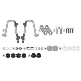 KAPPA Kit Attacchi Per Parabrezza Per Honda Super Cub C125 2018-2021